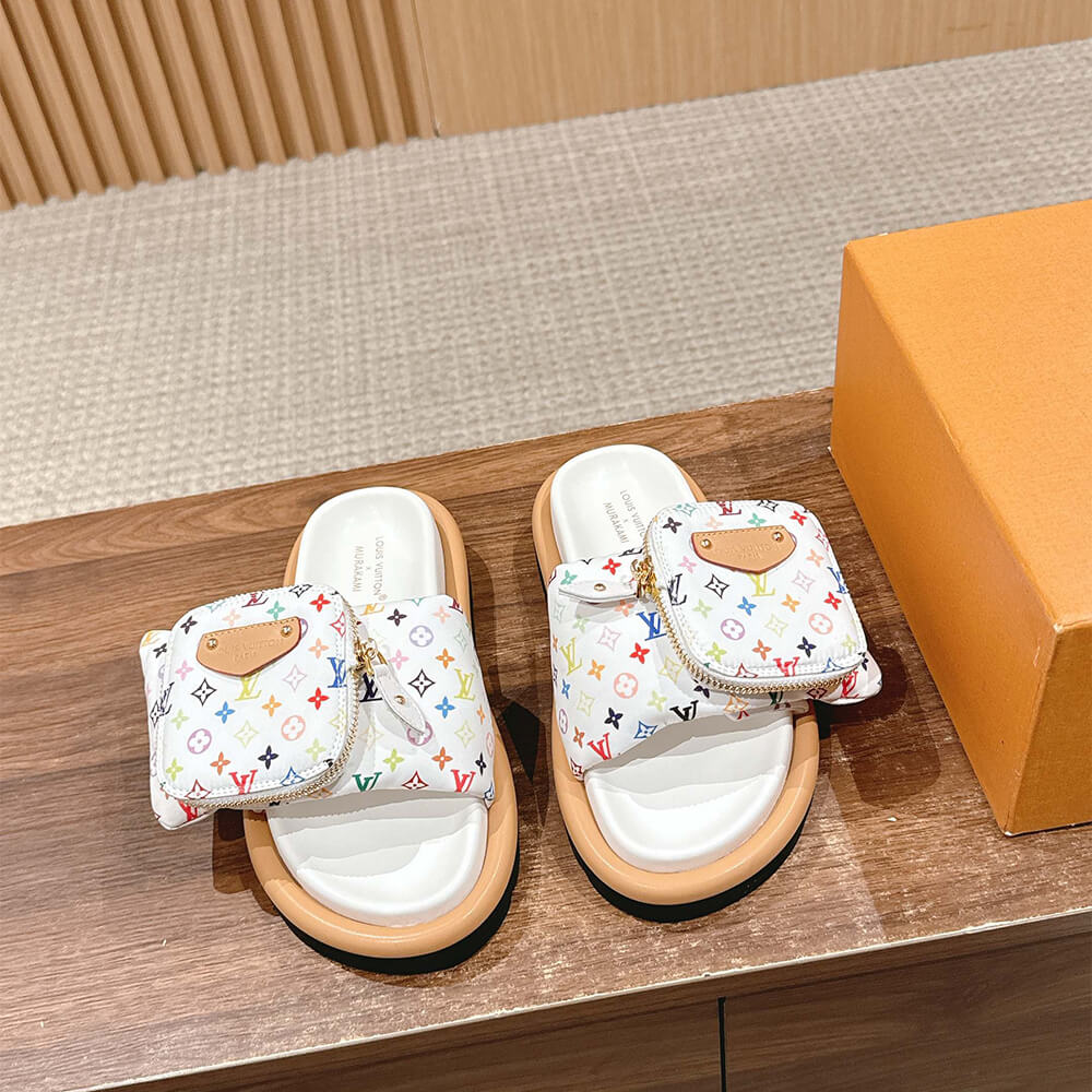 LV x TM Pool Pillow Flat Comfort Mule